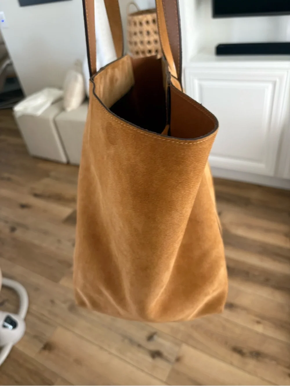 Sézane Gabin bag in taupe